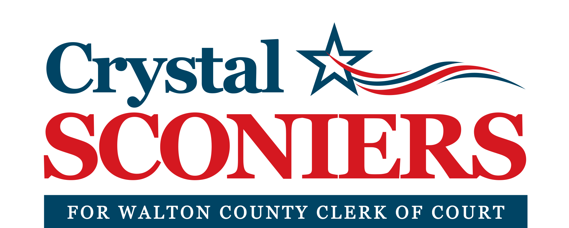 Crystal Sconiers For Walton County Clerk